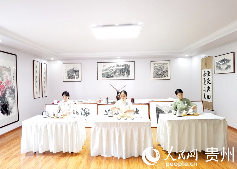 茶藝比賽現場。人民網記者 王秀芳攝