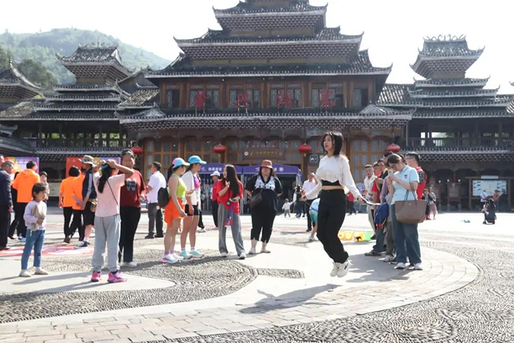 貴州省景區天天運動會。