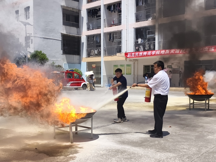 應急演練現場。