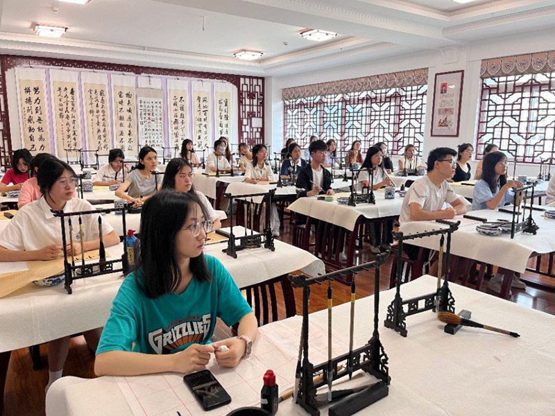 書法課堂。