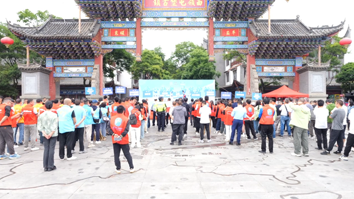 活動現場。