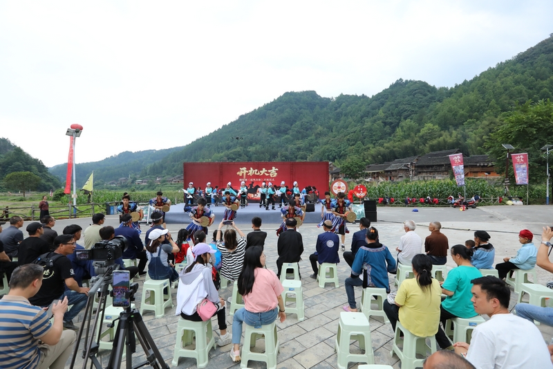 開機儀式現場。