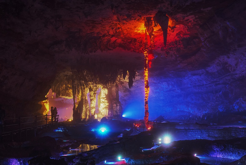 圖為雙河洞洞內景色。中共綏陽縣委宣傳部供圖