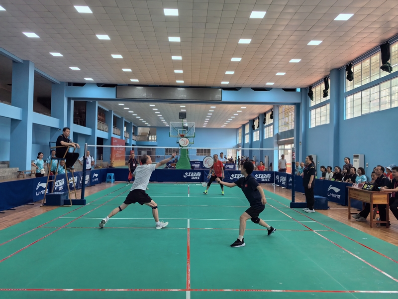 市運會群眾體育組柔力球比賽舉行。