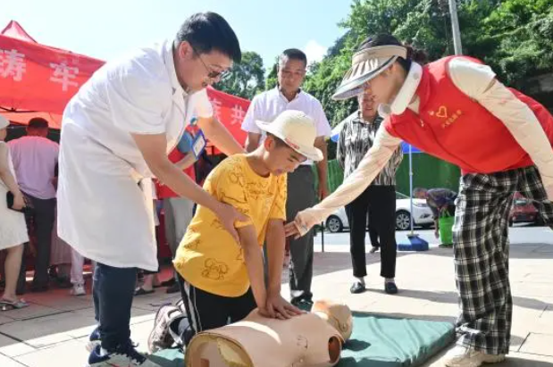 活動現場。