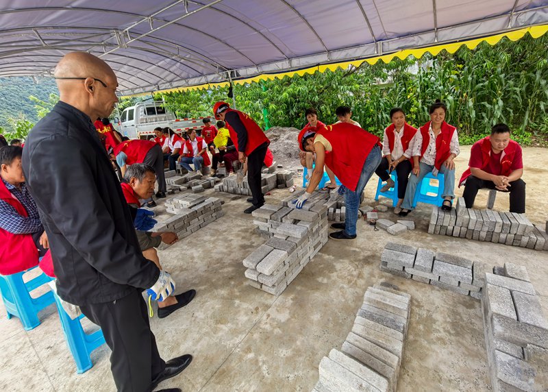 培訓建筑砌筑工。