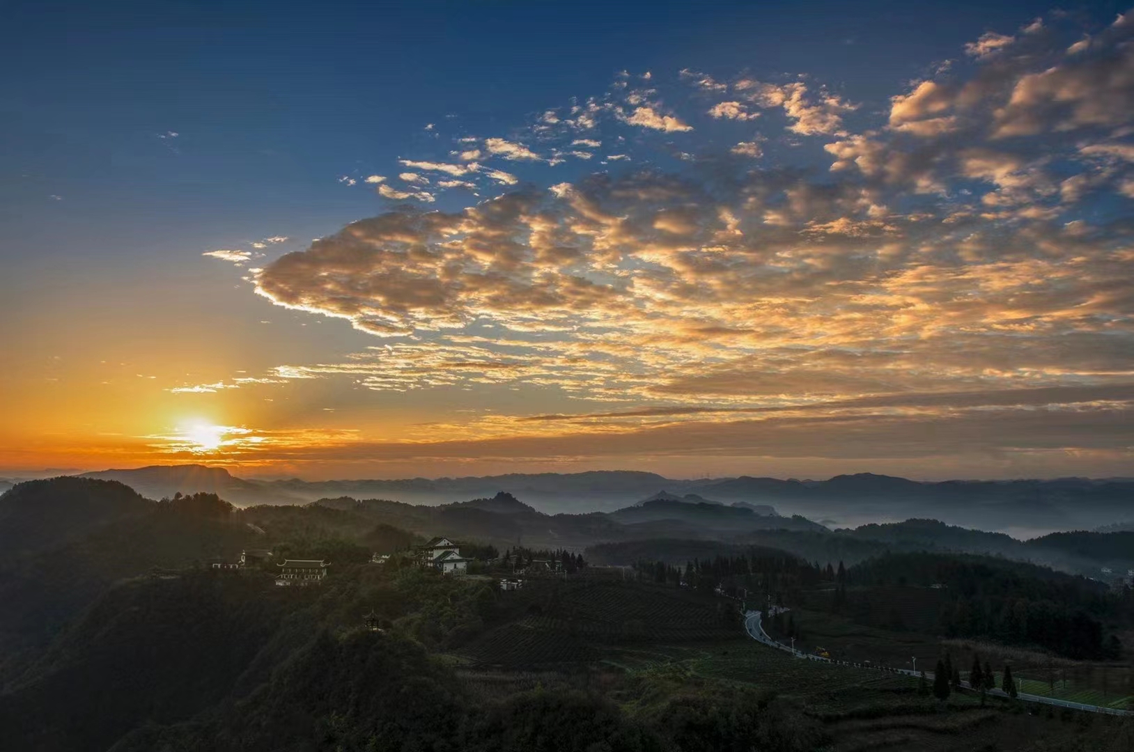云山茶海全景圖。