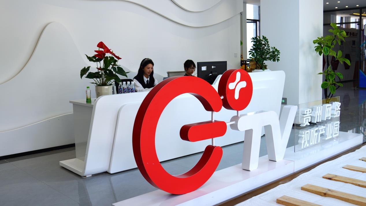 貴州網絡視聽產業園前臺。