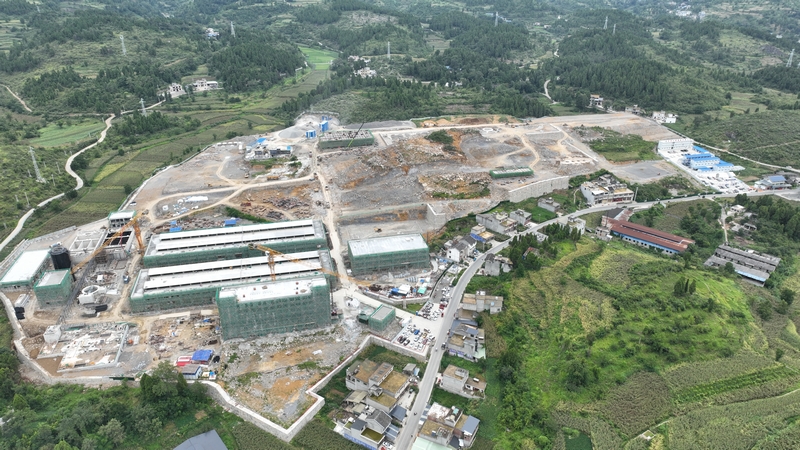 貴州九尊酒業項目建設現場。胡鳳至 攝