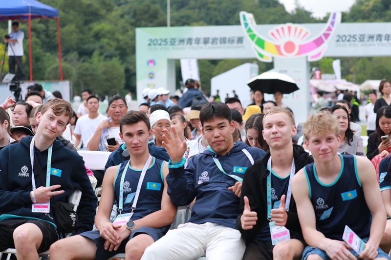 參賽運動員。