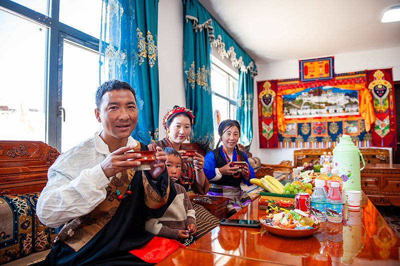 村民安心入住。