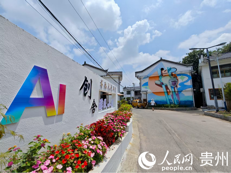 高寨村“數字游民”小院一角。人民網 龍章榆攝