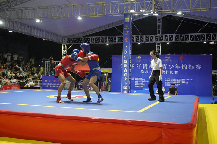 擂臺決賽對打。