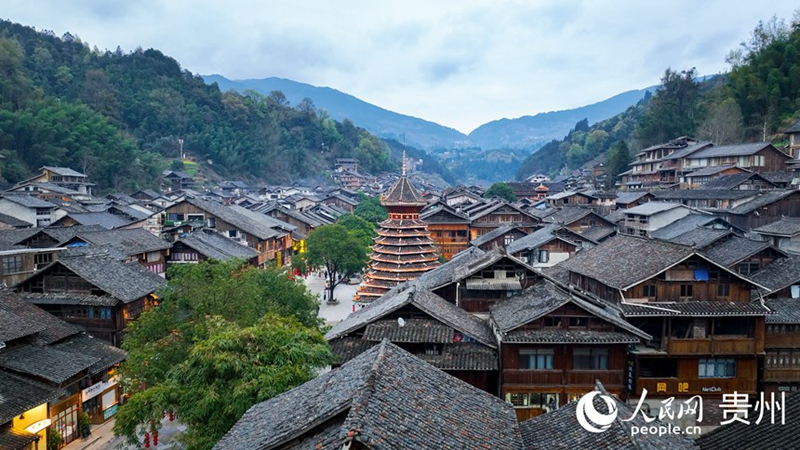 3、黎平肇興侗寨。人民網記者  涂敏 攝