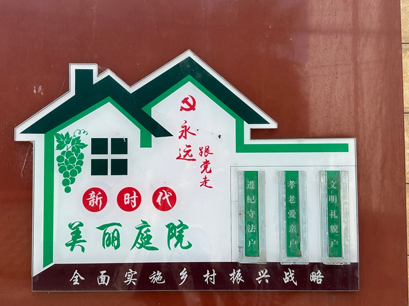 新時代美麗庭院。