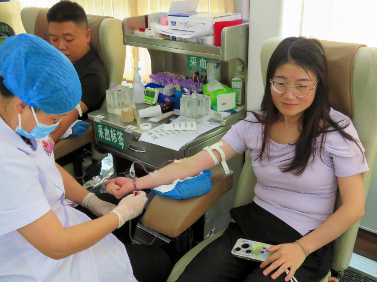 獻血活動現場。