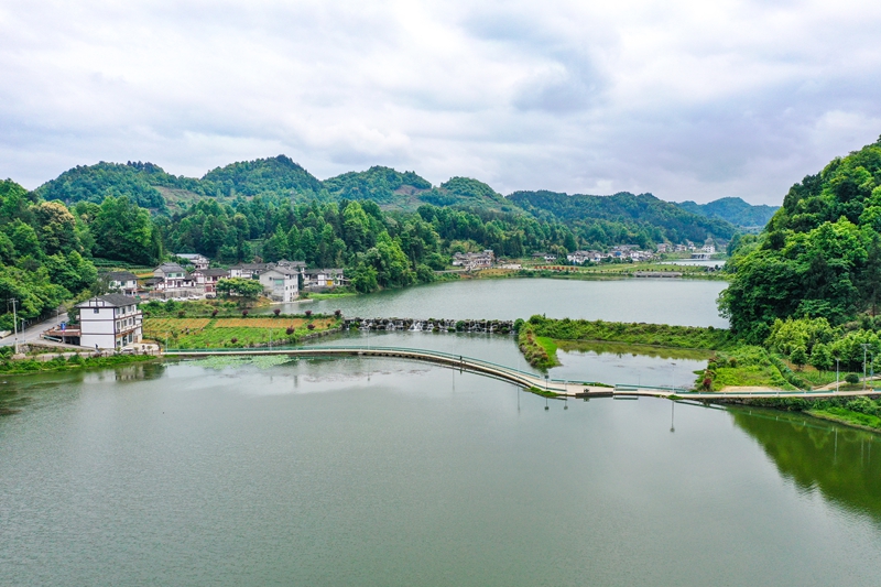 貴州省遵義市湄潭縣大溪溝生態清潔型小流域治理成效。潘希來 攝.JPG
