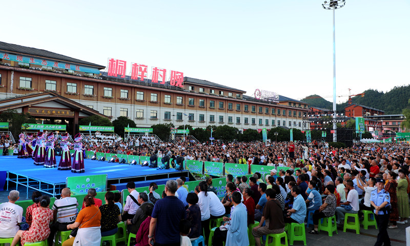 桐梓夏季“村晚”。陳桂良攝