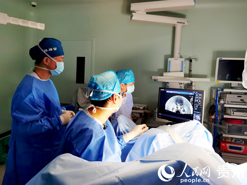 智能實時導航系統精準構建前列腺3D模型。人民網記者 王秀芳攝