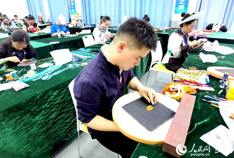 比賽現場。人民網記者 王秀芳攝2