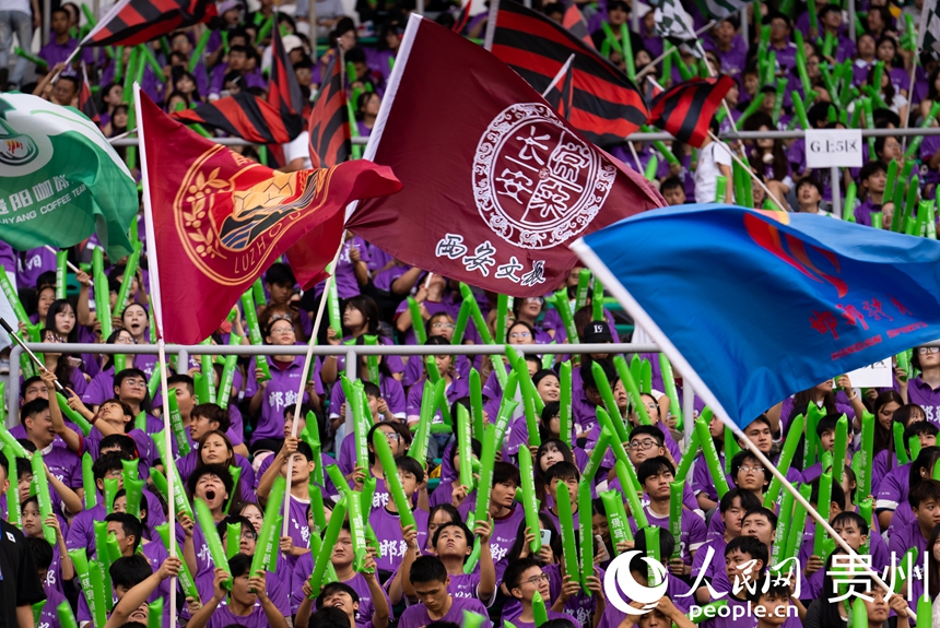 觀看比賽的球迷。人民網記者 涂敏攝