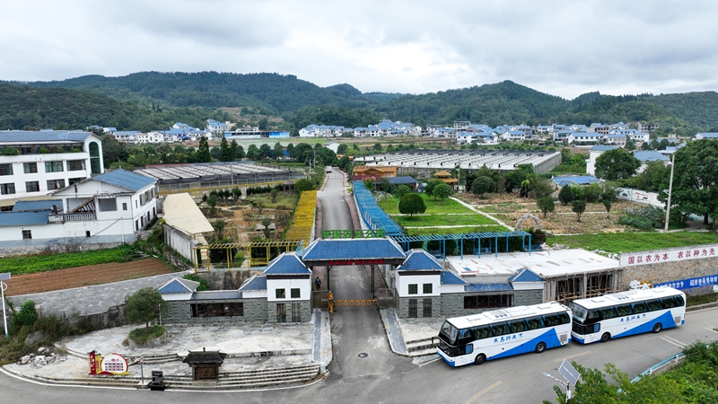 貴州長津農業生態科技有限公司航拍圖。沈建華 攝.JPG