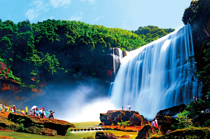 赤水大瀑布。