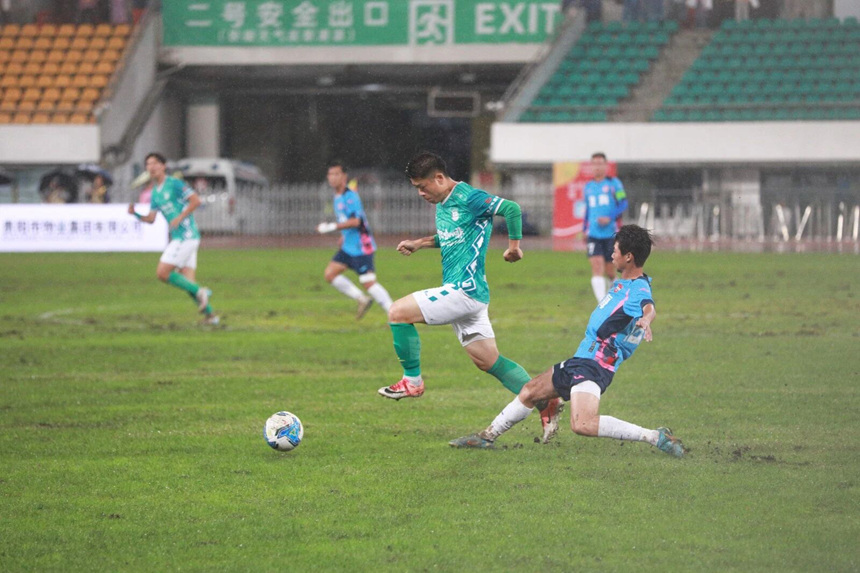 貴陽“城超”決賽現場。