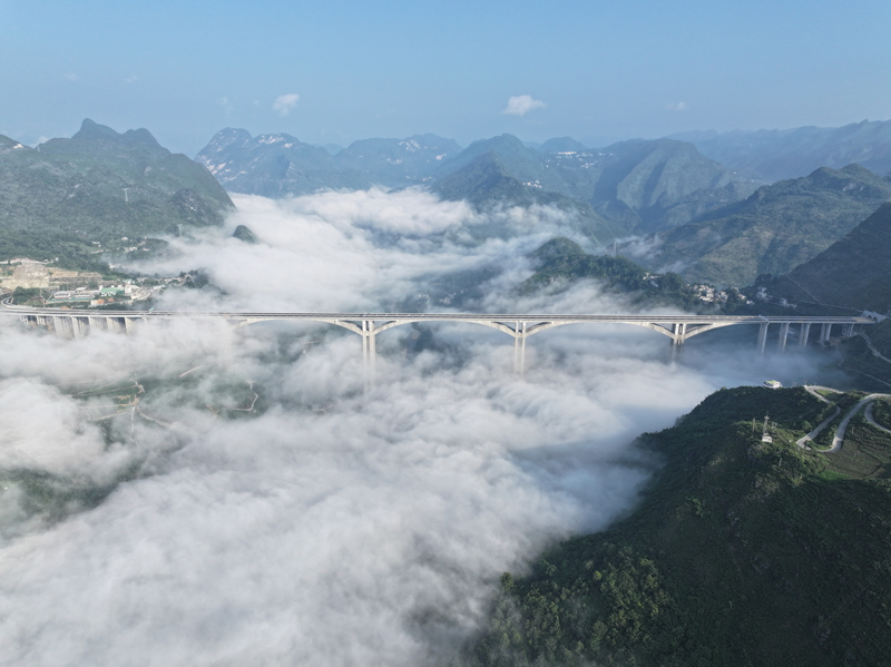 納晴高速六枝特大橋。