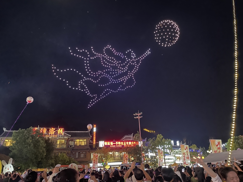 無人機表演。