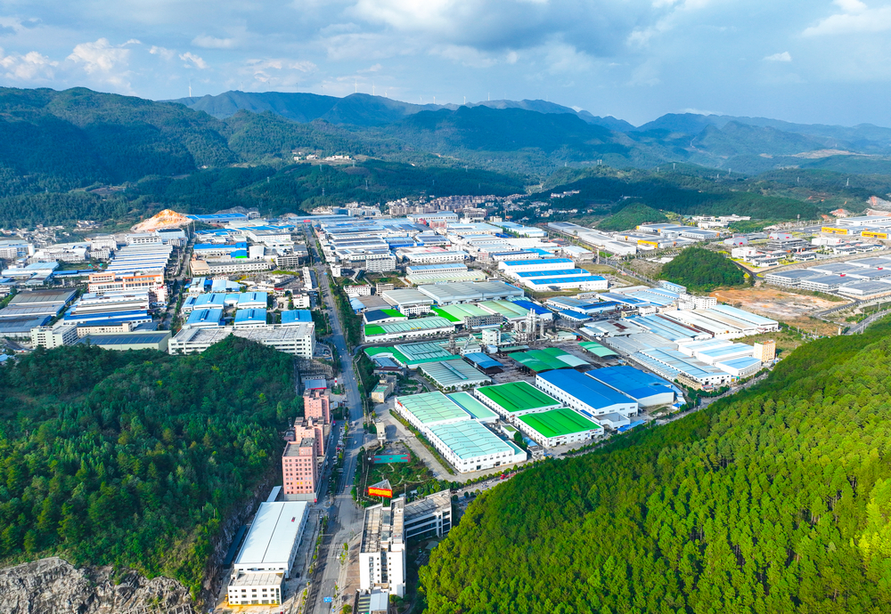 龍里經濟開發區冠山工業園一角