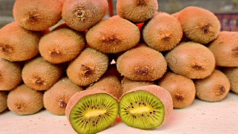 成熟售賣的獼猴桃。