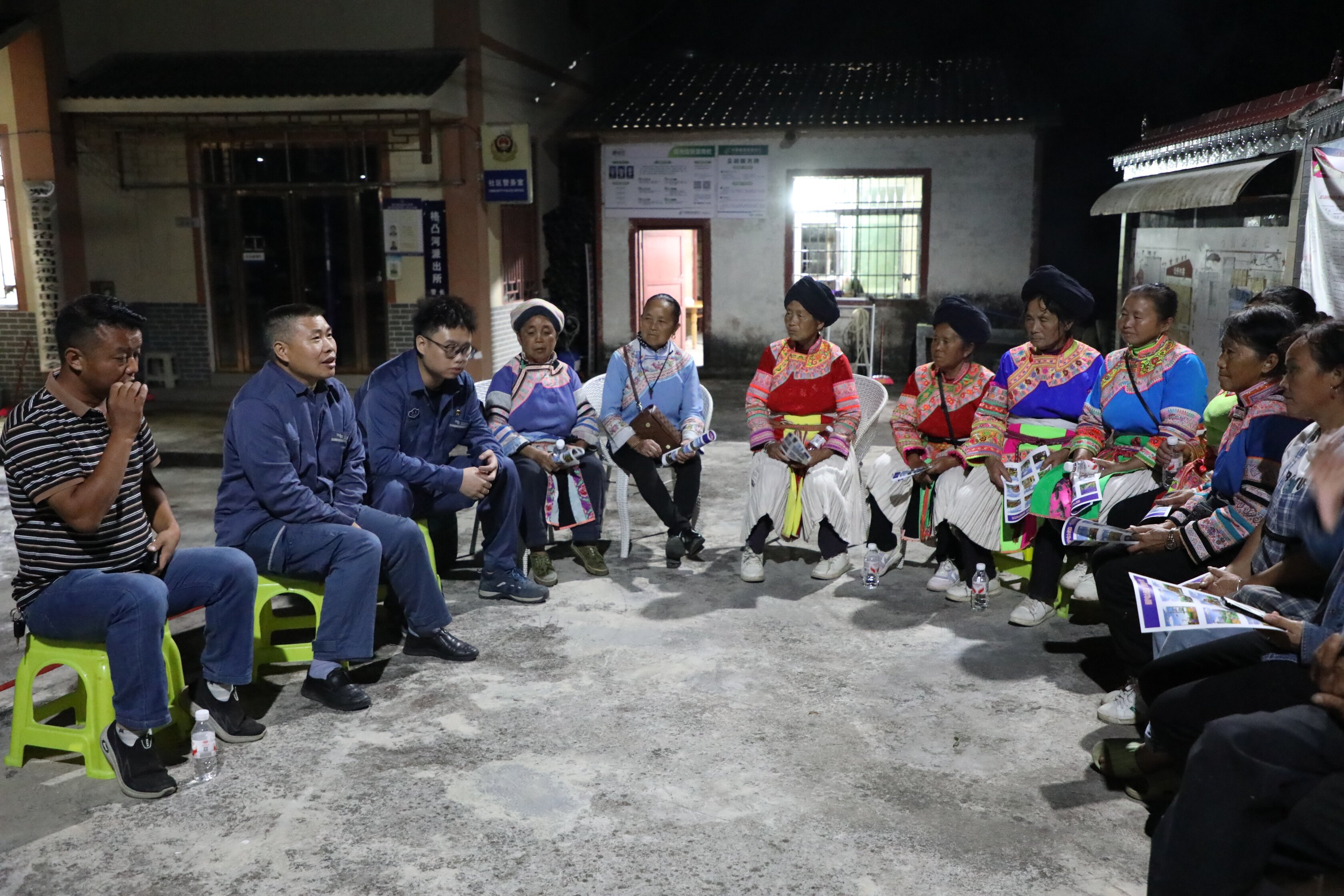 院壩會現場。