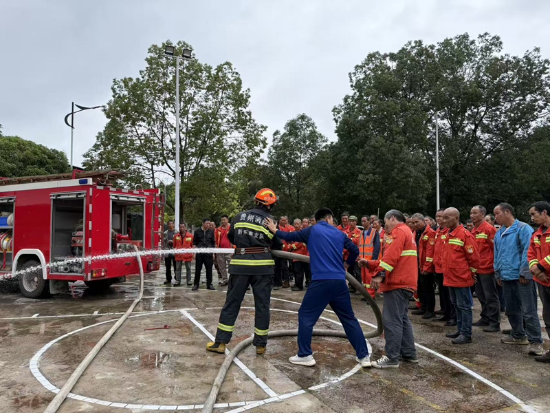 馬溪鄉滅火演練。