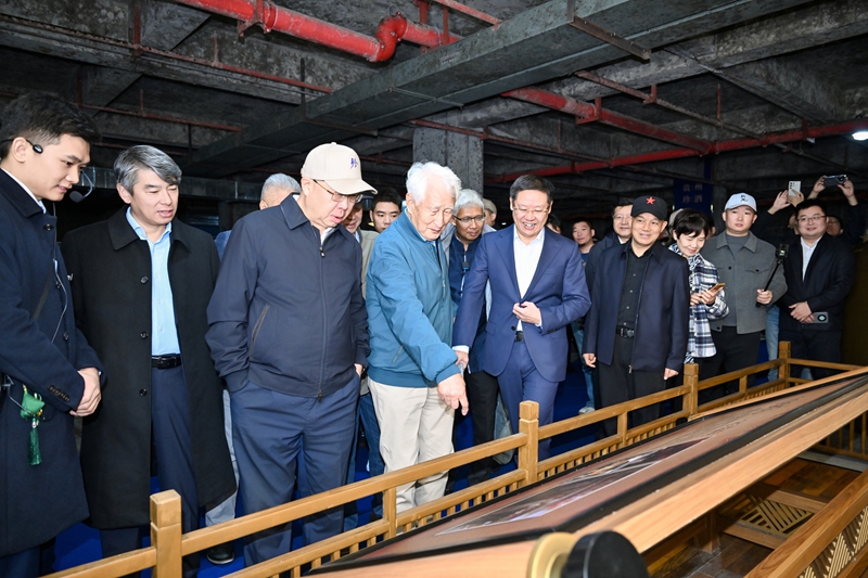 專家團一行實地考察。羅飛燕攝