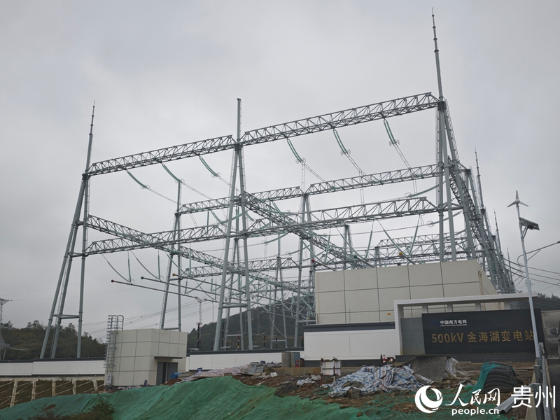 500千伏金海湖變電站。人民網 黃小桃攝