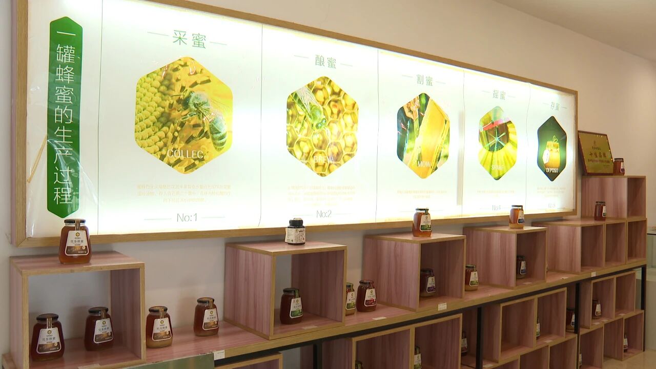 圖為夜郎蜂業產品。