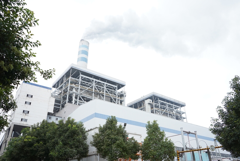 茶園電廠“W”型火焰鍋爐。黃源匯攝