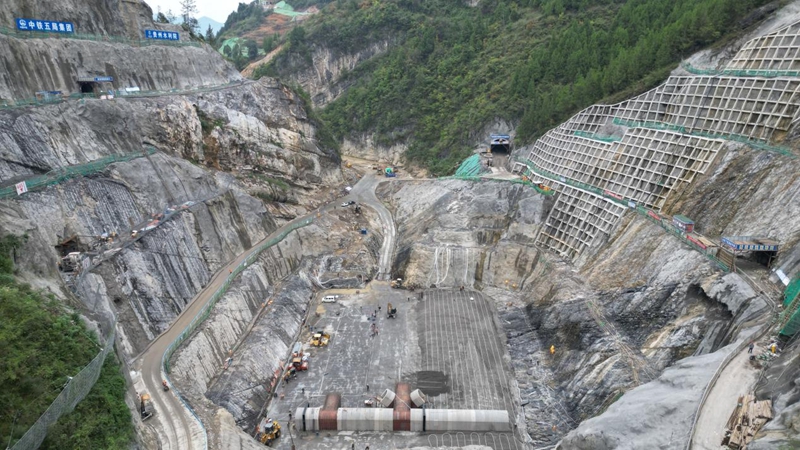 總投資已過半，花灘子水庫工程快速推進。