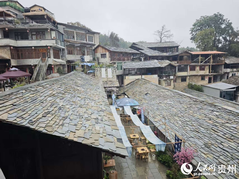 花溪鎮山村。人民網 龍章榆 攝