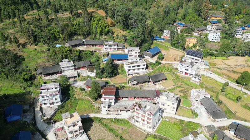 聯山村村貌。蘇暢莉攝