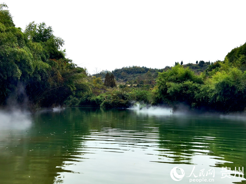 車田村山水風光。人民網記者 王秀芳攝